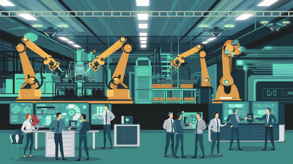 Optimizar la producción con automatización en la industria 4.0