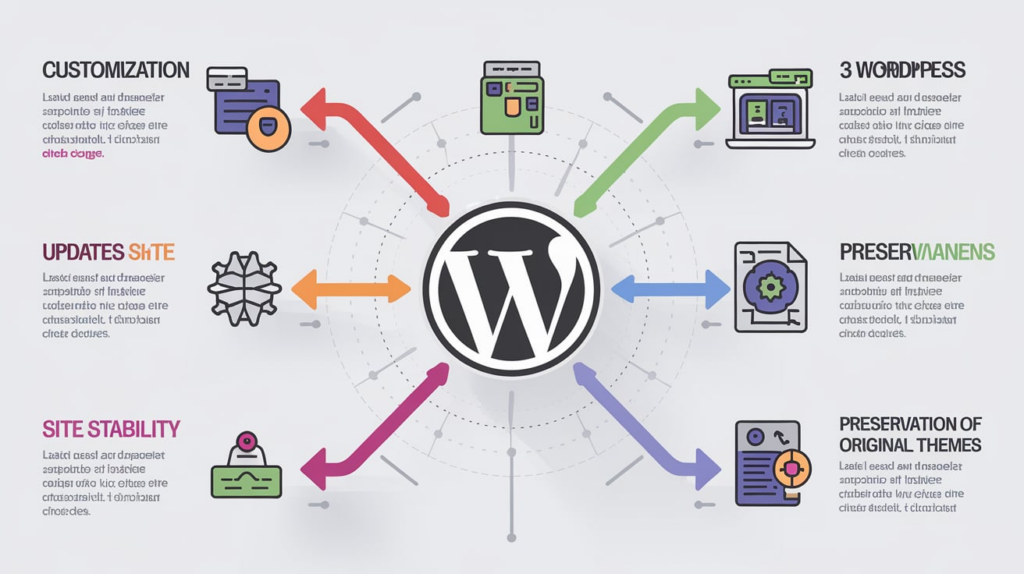 Beneficios de Usar Child Themes en WordPress