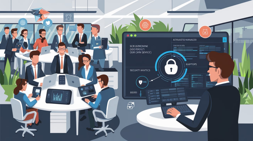 Cómo gestionar la seguridad de dispositivos BYOD en tu empresa